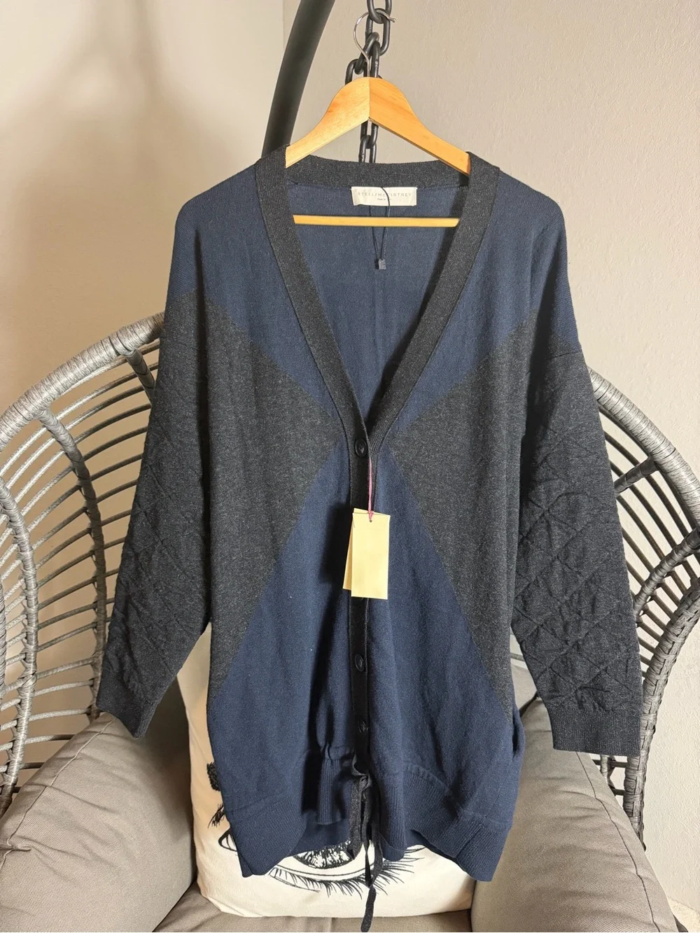 Stella McCartney Navy and Black Knit Sweater 40 - Picture 2 of 6